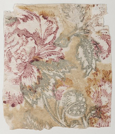 Sheet with floral pattern