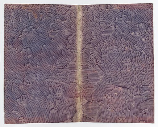 Purple paste paper book cover