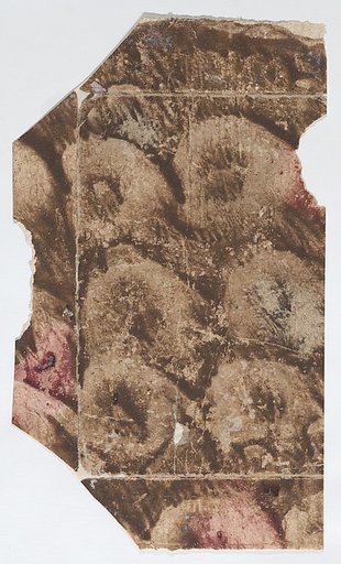 Paste paper with brown pattern