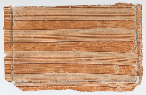 Orange striped paste paper