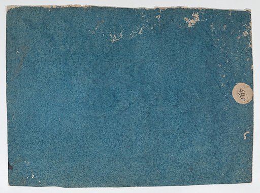 Blue paste paper