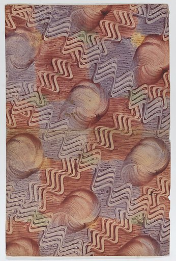 Book cover with zigzag stripe pattern