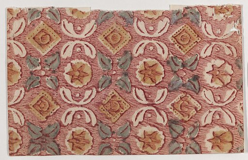 Sheet with star and leaf pattern