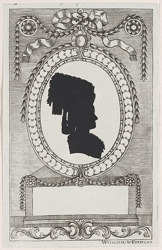 Silhouette of Trapp, Stiftsfräulein