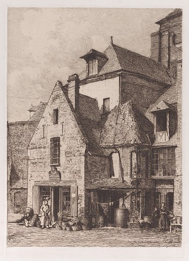 The Old Market at Fecamp
