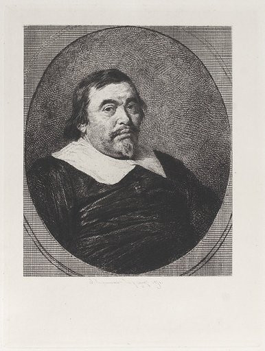 A Dutch Burgomaster, after Bartholomeus van der Helst, from "Etchings of Pictures in the Metropolitan Museum New York"