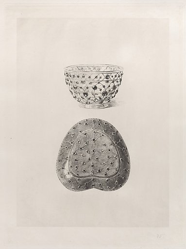 Crystal Cup and Jade Saucer