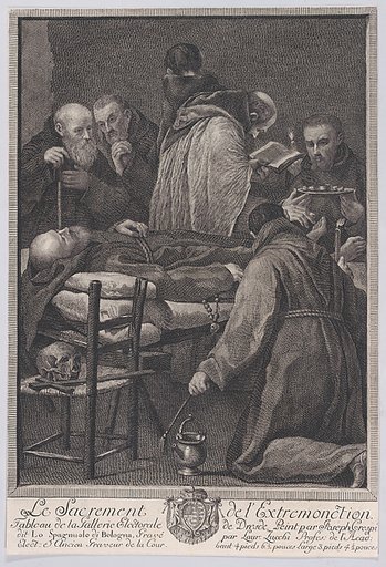 Extreme Unction, from "The Seven Sacraments"