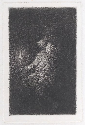 A Man in a Cave