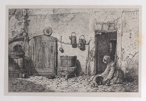 Scrubbing Woman