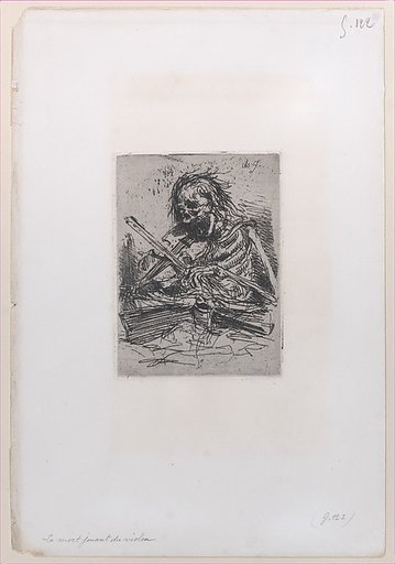 Death Playing the Violin