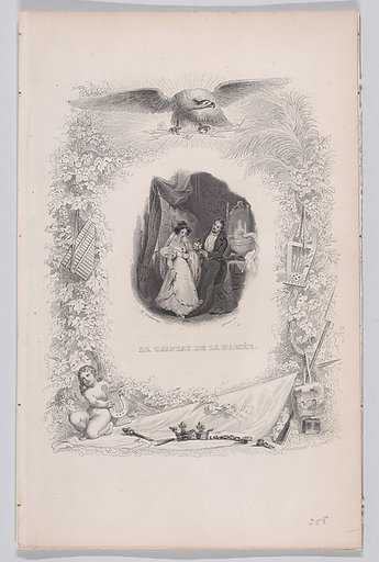 The Hat of the Bride, from "The Complete Works of Béranger"