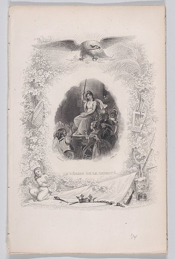 The Goddess Liberty, from "The Complete Works of Béranger"