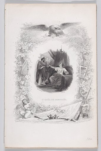 The Sword of Damocles, from "The Songs of Béranger"