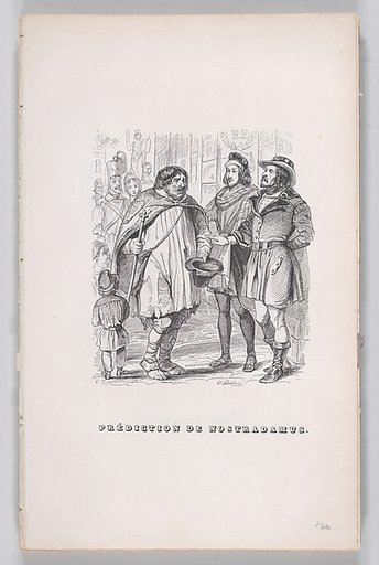 Prediction of Nostradamus, from "The Complete Works of Béranger"