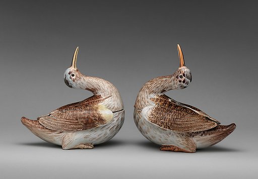 Tureen in the form of a woodcock