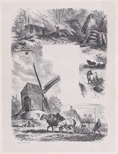 March, from "Album of Rustic Subjects"