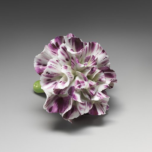 Porcelain flower (one of a set of nine)