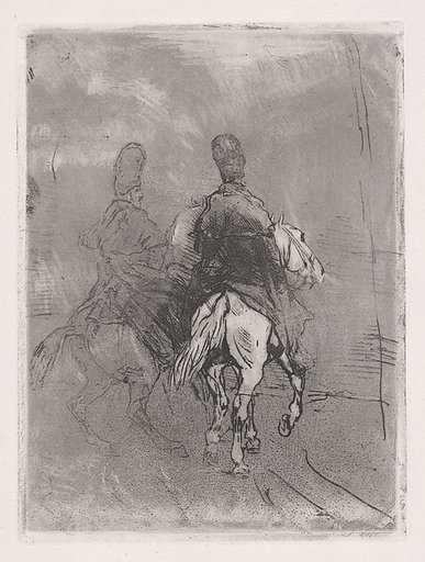 Mounted Cossacks