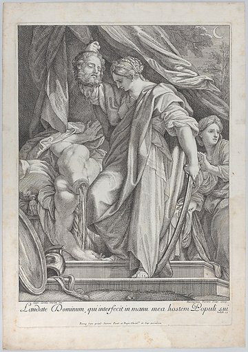 Judith cutting the head off Holofernes