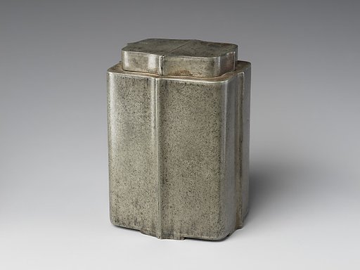 Pair of inscribed tea caddies