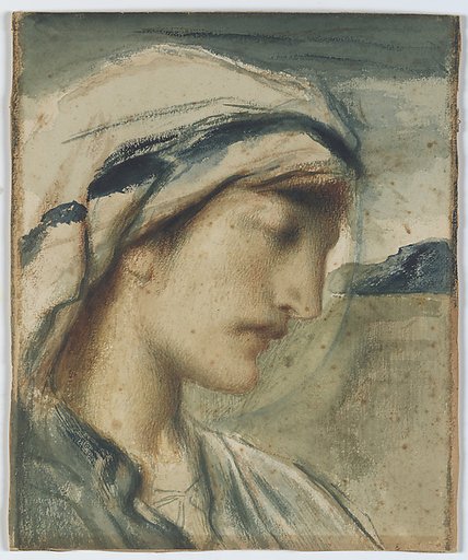 Figure with head scarf