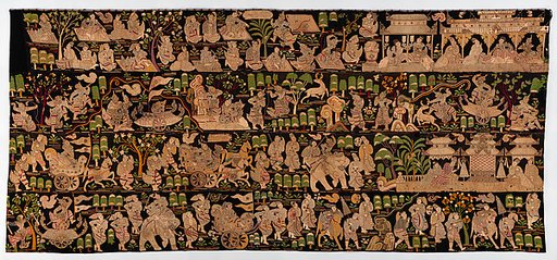 Scenes from the Thiri Rama, the Burmese adaptation of the Ramayana