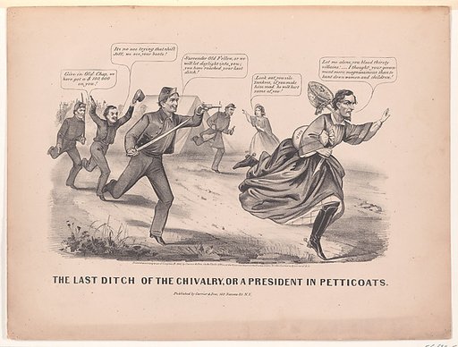 The Last Ditch of the Chivalry, or a President in Petticoats