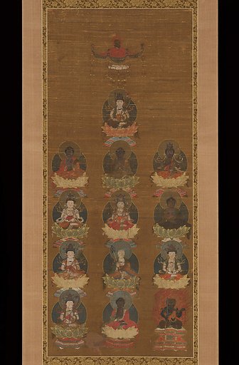 Mandala of the Thirteen Buddhas (Jūsan butsu mandara zu)