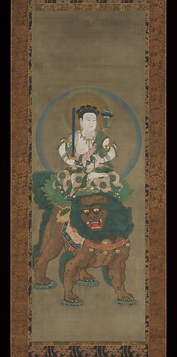 The Bodhisattva Five-Topknot Monju (Manjushri) (Gokei Monju Bosatsu zō)