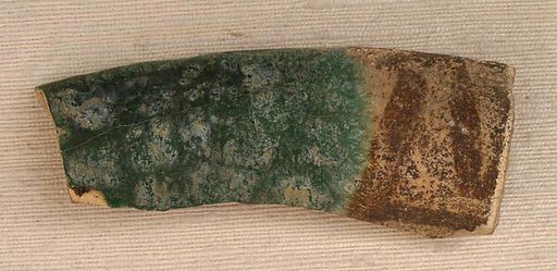Glazed Ceramic Fragments: Splashed, Opacified White, and Green Glazed