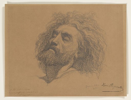 Head Study for "The Entombment of Christ"