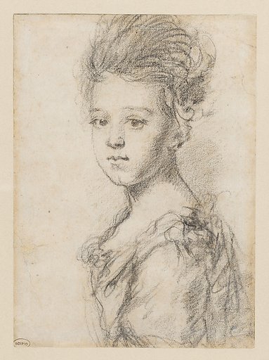 Study of a young girl