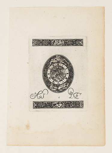 Oval Watch Plate with Diana and Actaeon, form a Series of Six Designs for Watch Cases