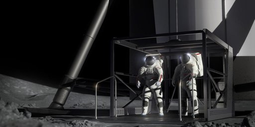Artist’s Concepts Depict SpaceX’s Starship HLS on the Moon for NASA Artemis