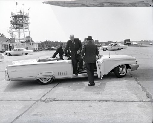 PRESIDENT DWIGHT EISENHOWER VISIT