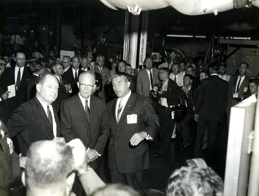 PRESIDENT DWIGHT EISENHOWER VISIT