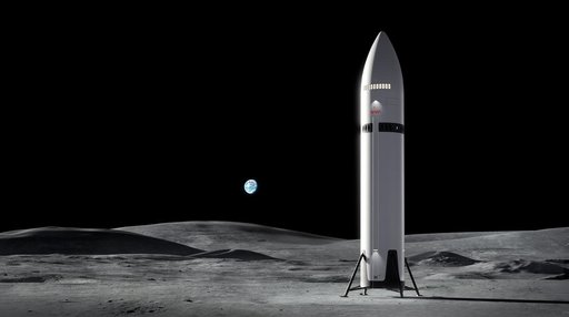 Artist’s Concepts Depict SpaceX’s Starship HLS on the Moon for NASA Artemis