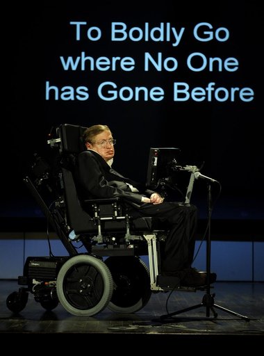Stephen Hawking NASA 50th