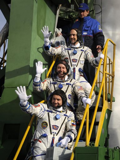 Expedition 18 Launch Day