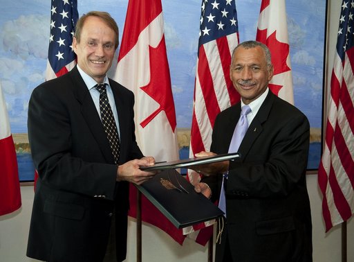 U.S. and Canada Sign Space Agreement