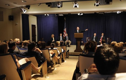 STS-127 Crew Visit with White House Interns