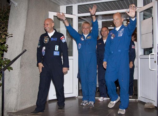 Expedition 21 Crew Prepares For Launch