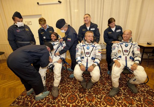 Expedition 21 Crew Prepares For Launch