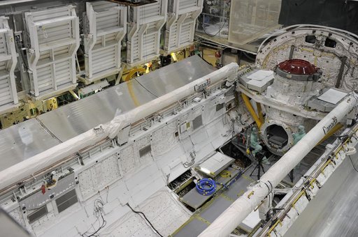 STS-335 Atlantis Payload Bay Door Closure for Holiday