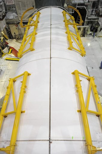 STS-335 Atlantis Payload Bay Door Closure for Holiday