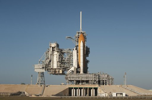 Space Shuttle Endeavour on Launch Pad