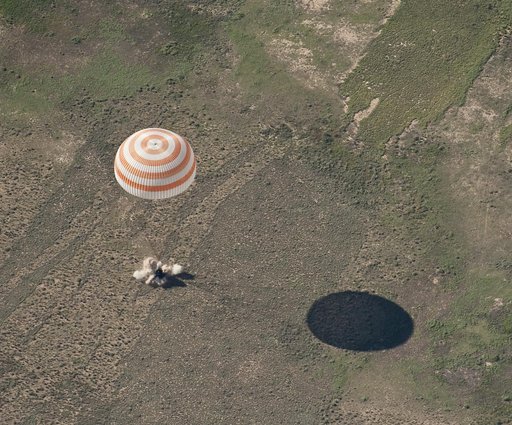 Soyuz TMA-17 Lands