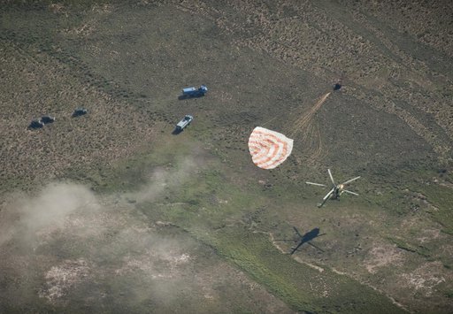 Soyuz TMA-17 Lands