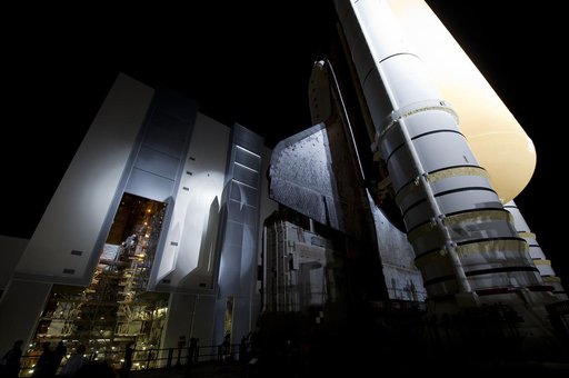 Atlantis STS-135 Rollout
